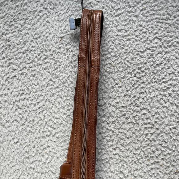 Rossi Leather Convertible Bag Brown Backpack Slouch Made in Italy - Picture 9 of 14